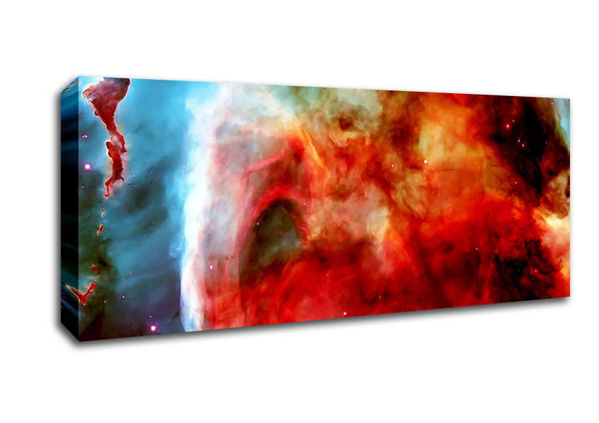 Picture of Stunning Colours Of Space Panoramic Canvas Wall Art
