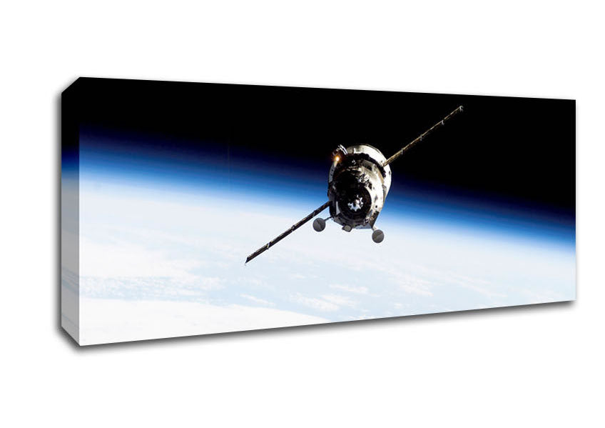 Picture of Orbiting The Earth Panoramic Canvas Wall Art