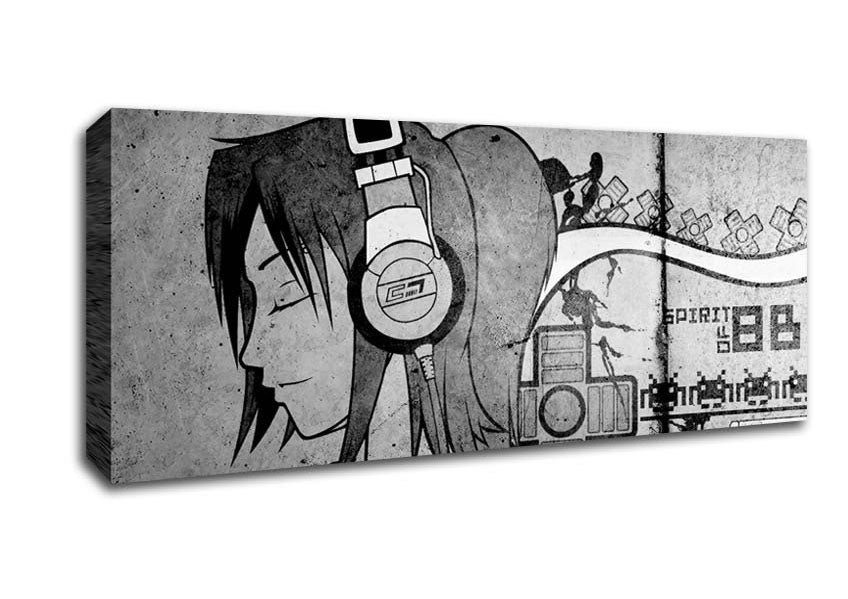 Picture of Stereo Sounds Panoramic Canvas Wall Art