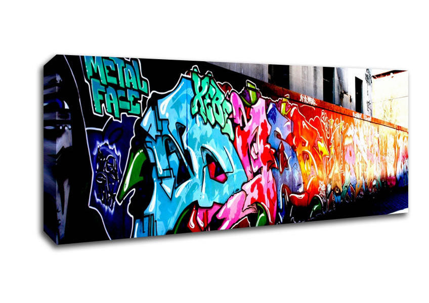 Picture of Metal Face Panoramic Canvas Wall Art