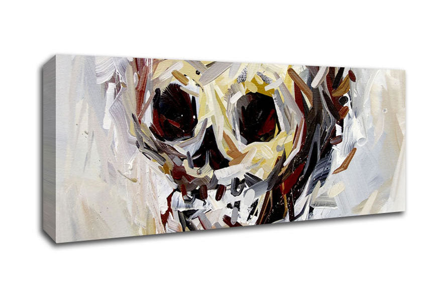 Picture of Skull Face Panoramic Canvas Wall Art