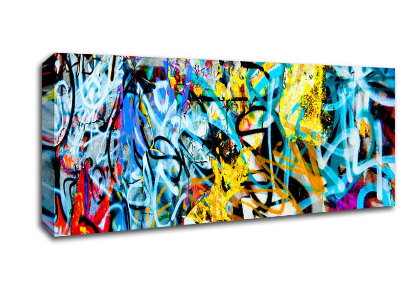 Picture of Urban City Art Panoramic Canvas Wall Art