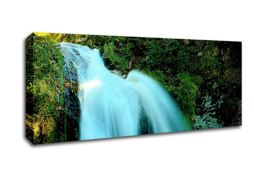 Picture of Natural Waterfall Panoramic Canvas Wall Art