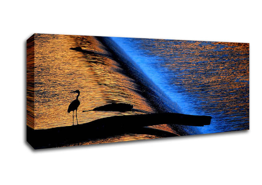 Picture of Water Flow 2 Panoramic Canvas Wall Art