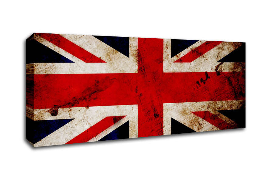 Picture of Uk Grunge Panoramic Canvas Wall Art