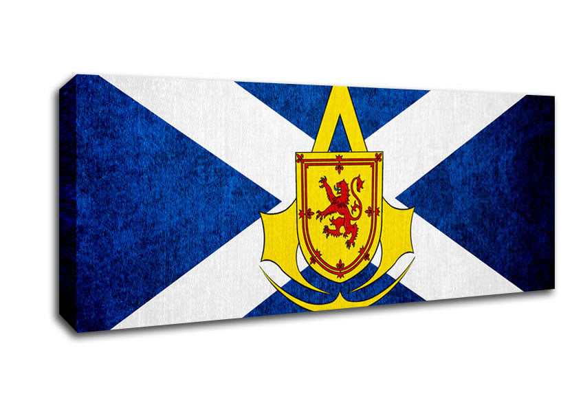 Picture of Scottish Guild Flag Panoramic Canvas Wall Art