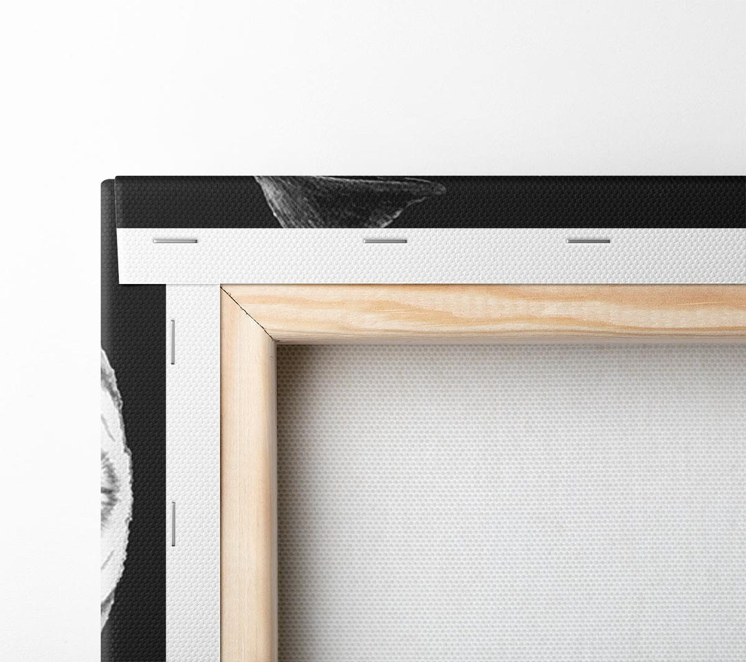  A Canvas Print of Mafia Pug Dog Canvas Wall Art