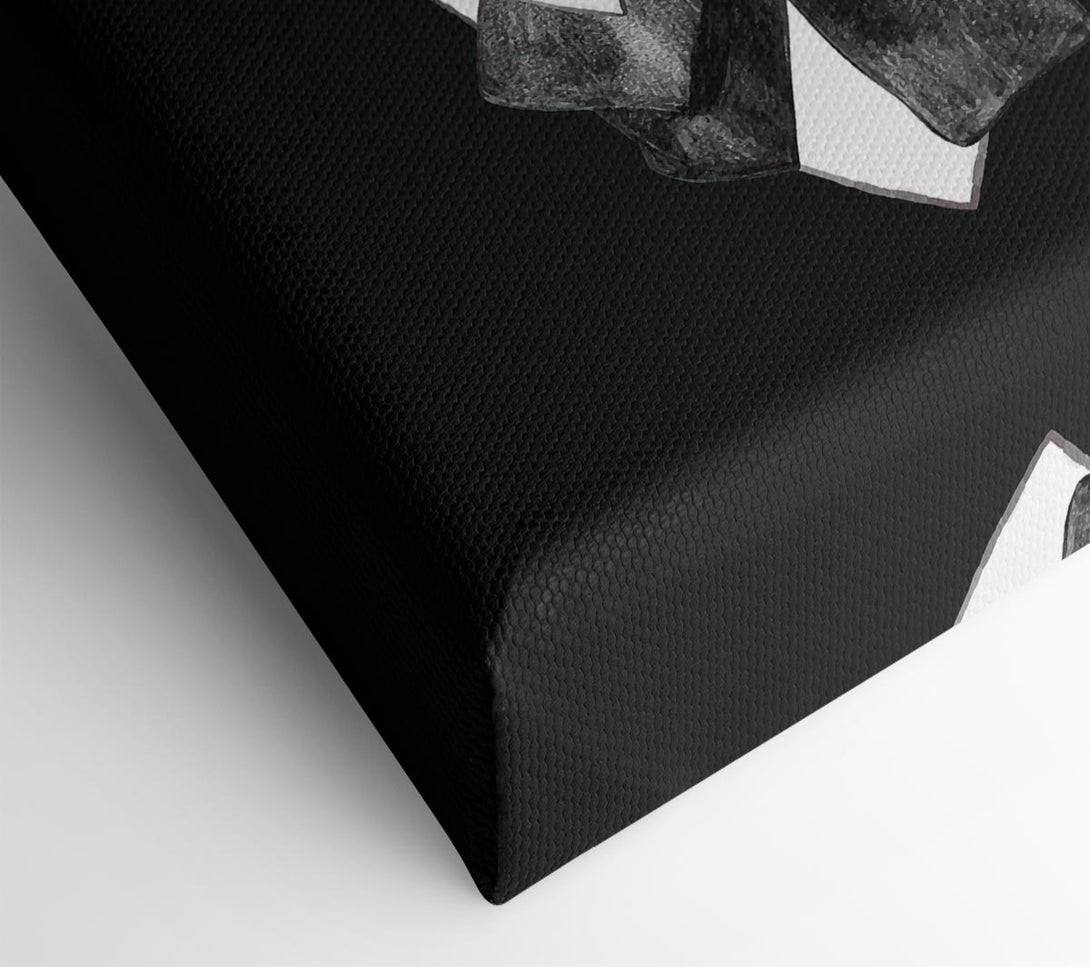  A Canvas Print of Mafia Pug Dog Canvas Wall Art