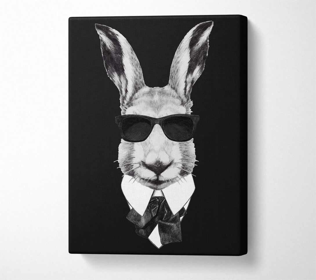  A Canvas Print of Mafia Rabbit Canvas Art