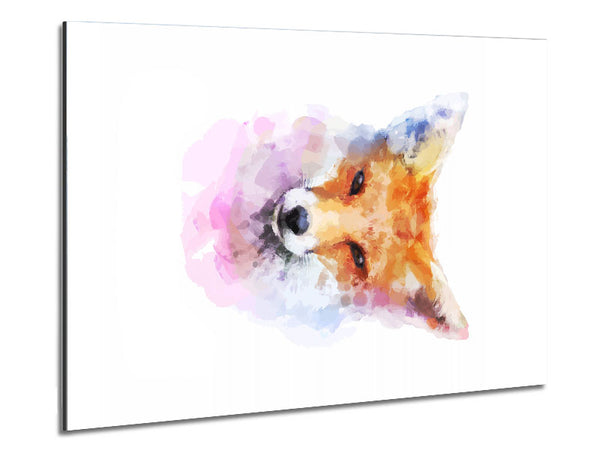Foxy Metal Print