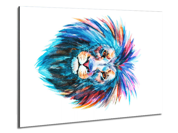 Lion Main Metal Print