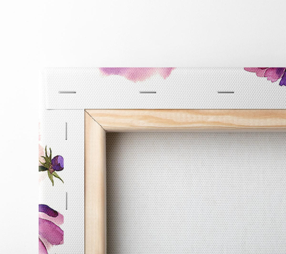  A Canvas Print of Wild Flower Beauty Canvas Wall Art
