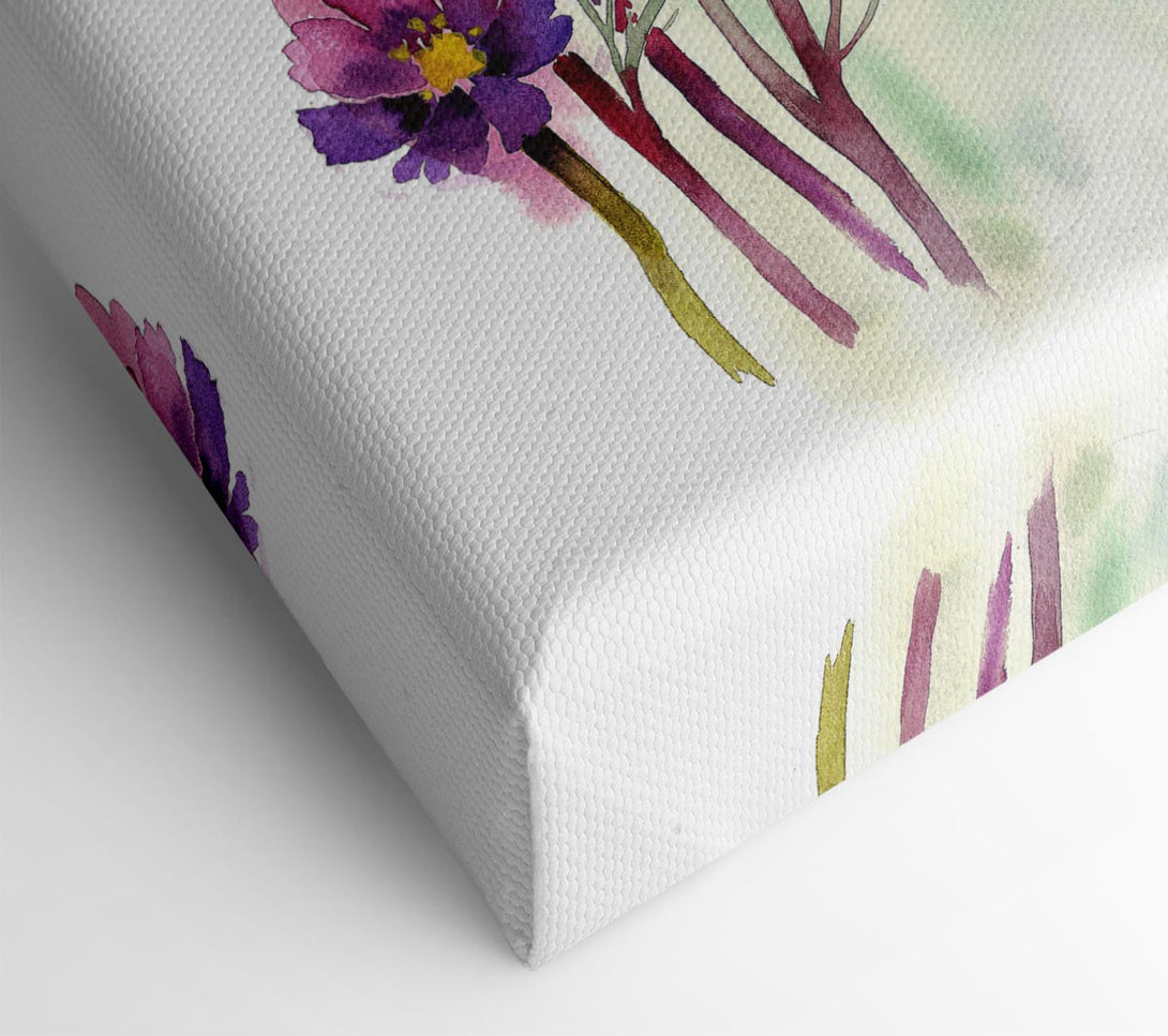  A Canvas Print of Wild Flower Beauty Canvas Wall Art