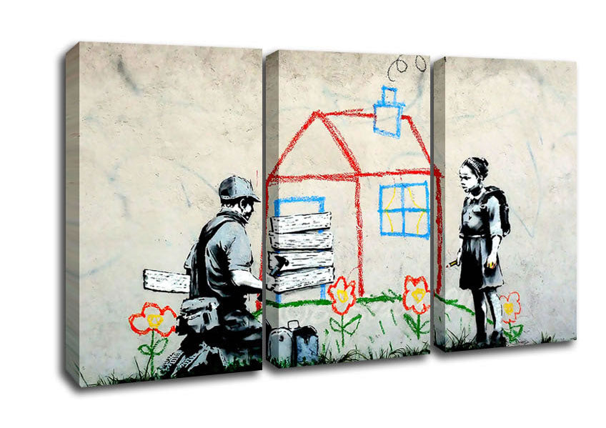 Picture of Volunteers 3 Panel Canvas Wall Art