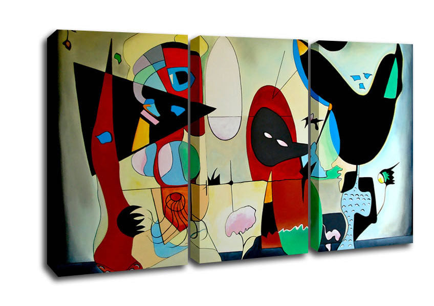 Picture of Animal Patterns 3 Panel Canvas Wall Art