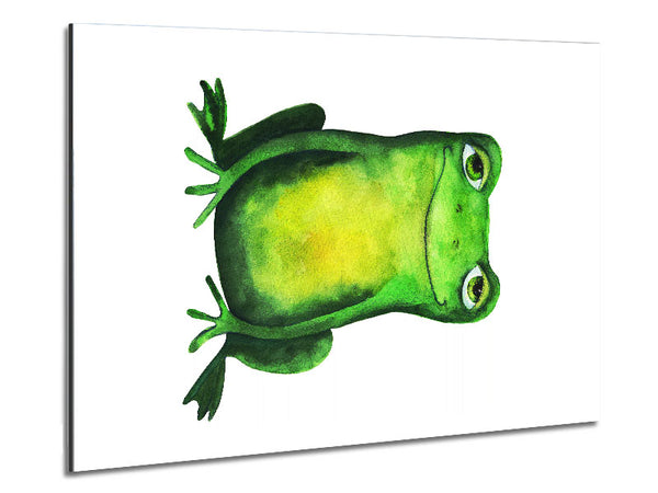 Dreamy Frog Metal Print