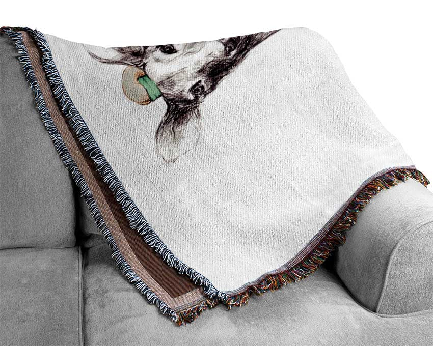 Female Deer Francis Woven Blanket