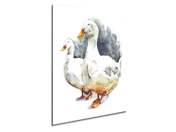 Geese Metal Print