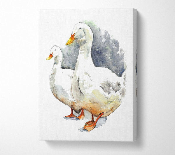  A Canvas Print of Geese Canvas Print