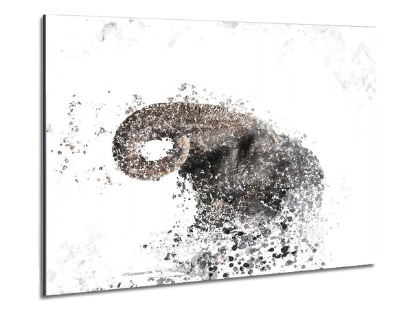 Elephant Spots Metal Print