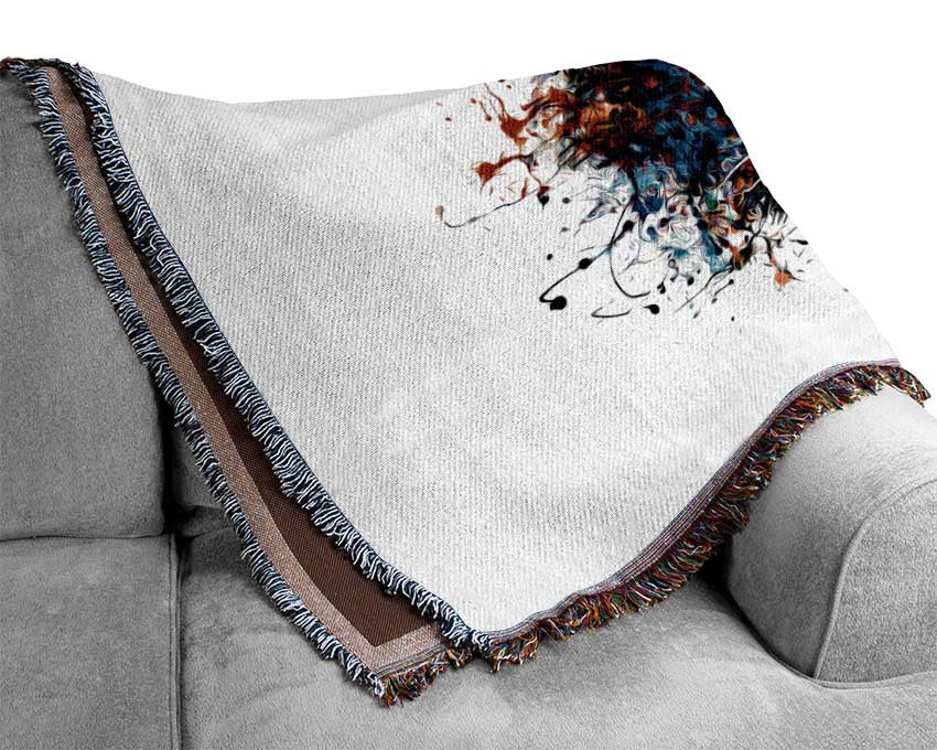 Tiger Colours Woven Blanket