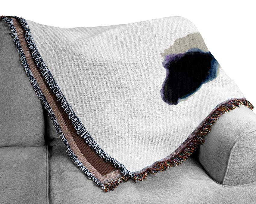 Panda Face Woven Blanket