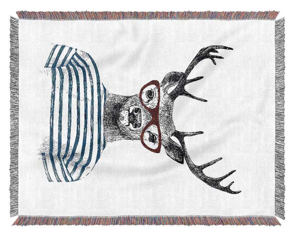 Steve The Stag 1 Woven Blanket
