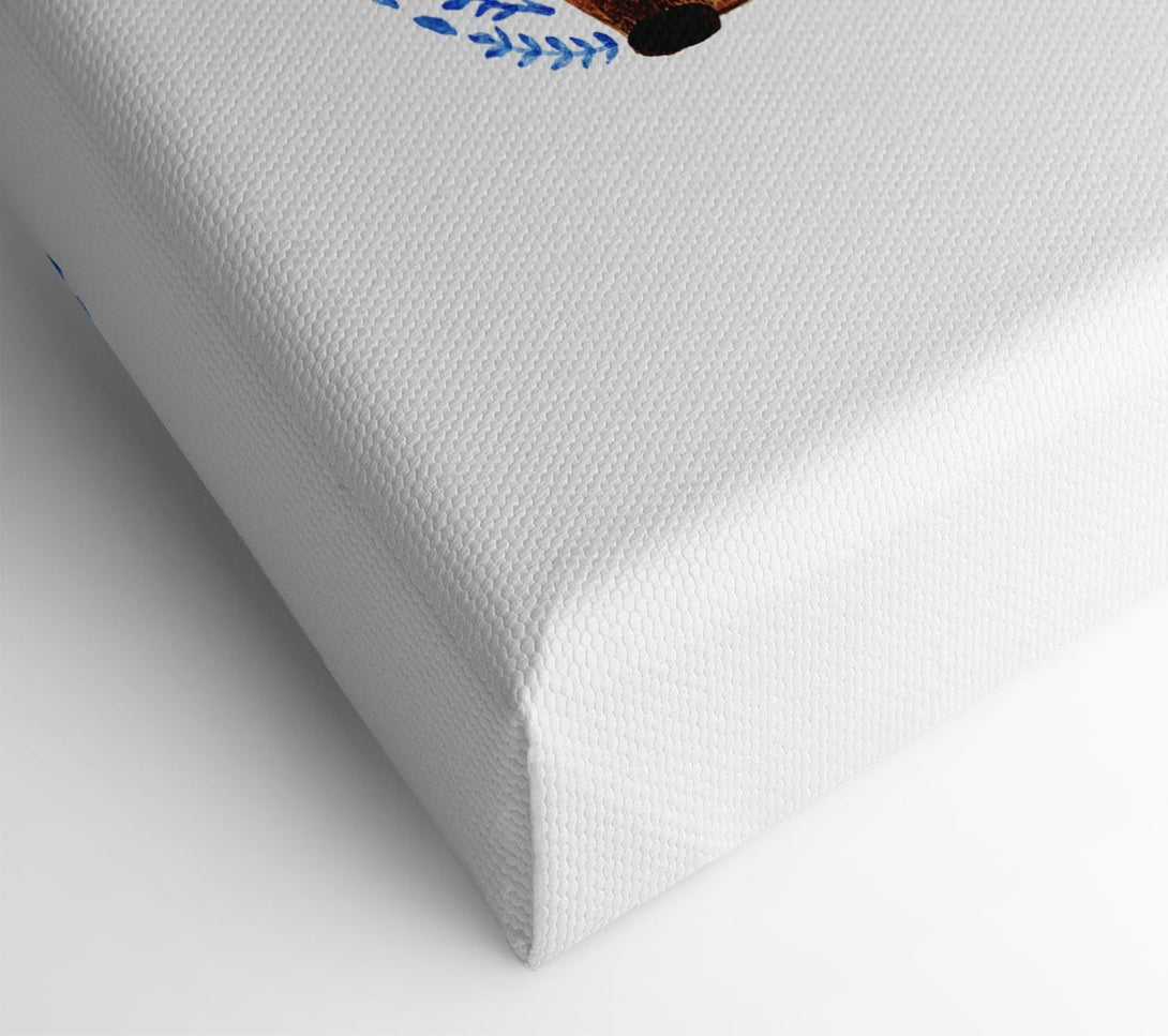  A Canvas Print of Sleeping Fox Canvas Print