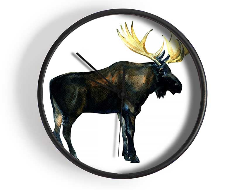 Moose Clock - Wallart-Direct UK