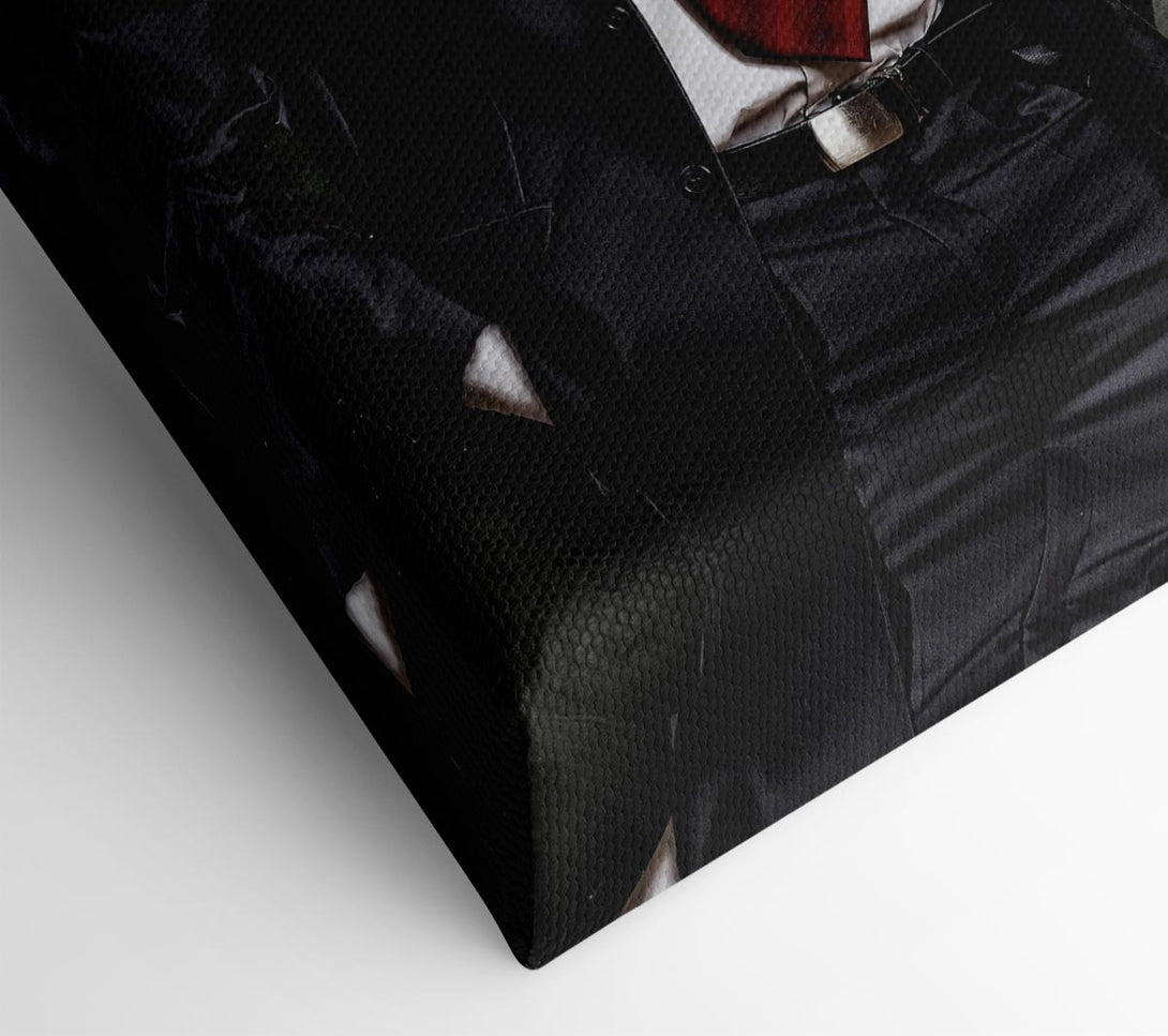  A Canvas Print of Business Llama Canvas Print