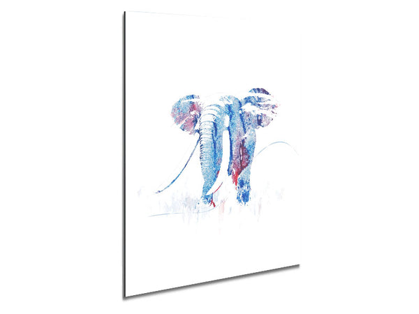 Elephant Painting Metal Print