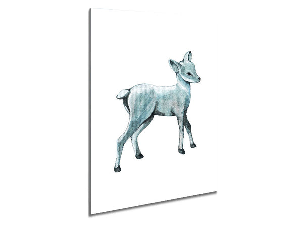 Baby Deer Fawn Metal Print