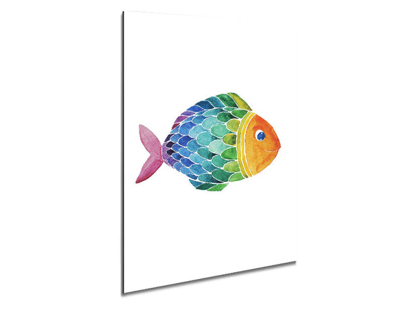 Fish Smile Metal Print