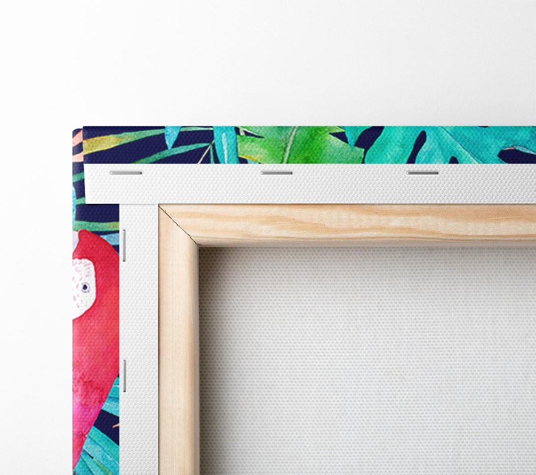  A Canvas Print of Parrot Jungle Canvas Wall Art