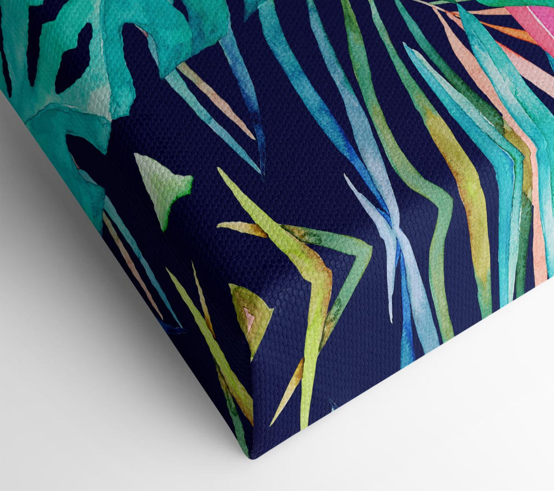  A Canvas Print of Parrot Jungle Canvas Wall Art