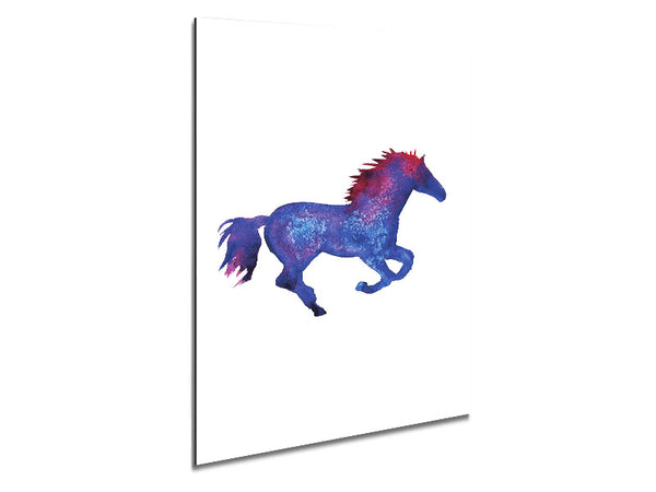 Watercolour Horse Metal Print