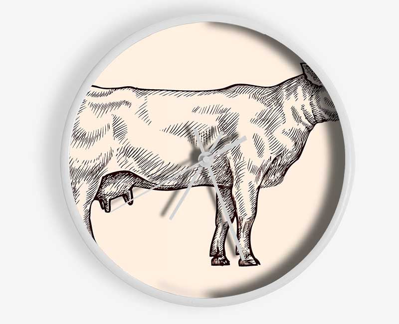 Hereford Cow Clock - Wallart-Direct UK