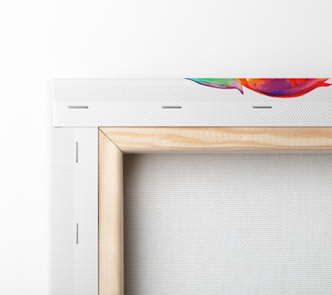  A Canvas Print of Rainbow Goldfish Canvas Wall Art