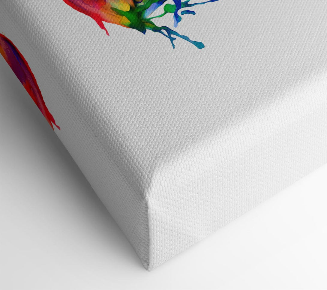 A Canvas Print of Rainbow Goldfish Canvas Wall Art