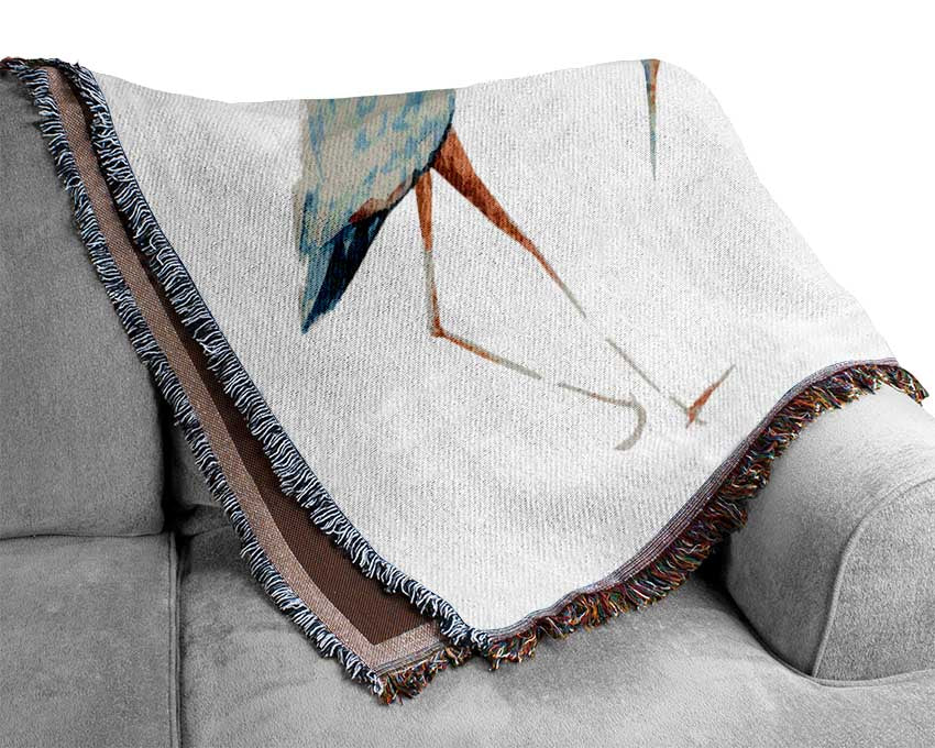 Heron Trio Woven Blanket