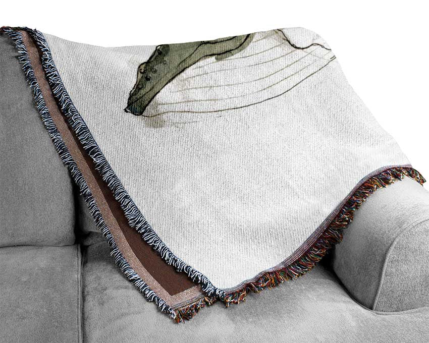 Humpback Whale Woven Blanket