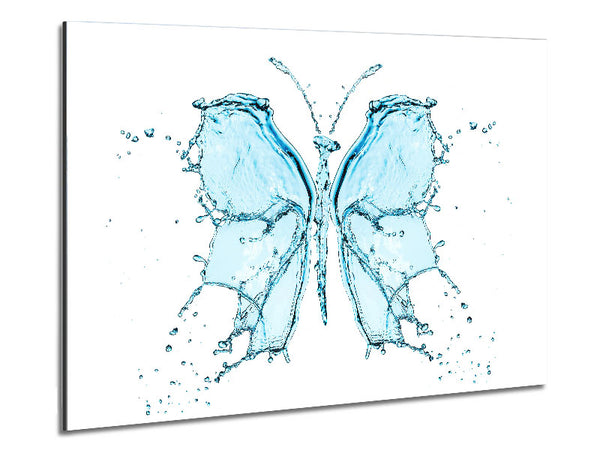Water Butterfly Metal Print