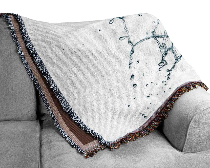 Water Butterfly Woven Blanket