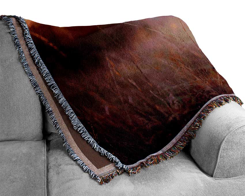 Vizsla Sunset Dog Woven Blanket