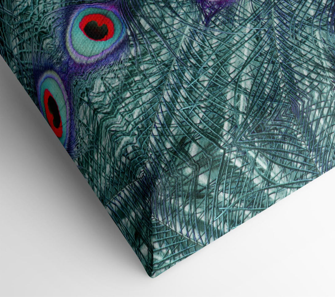  A Canvas Print of Peacock Beauty Canvas Wall Art