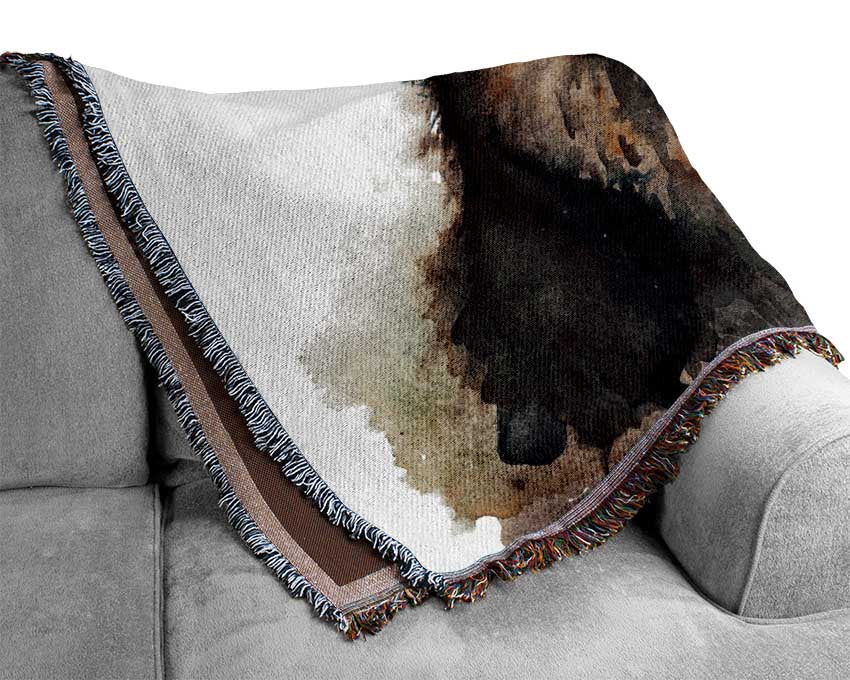 Grumpy Bear Woven Blanket