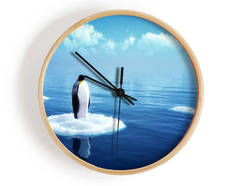 Penguin Drift Clock - Wallart-Direct UK