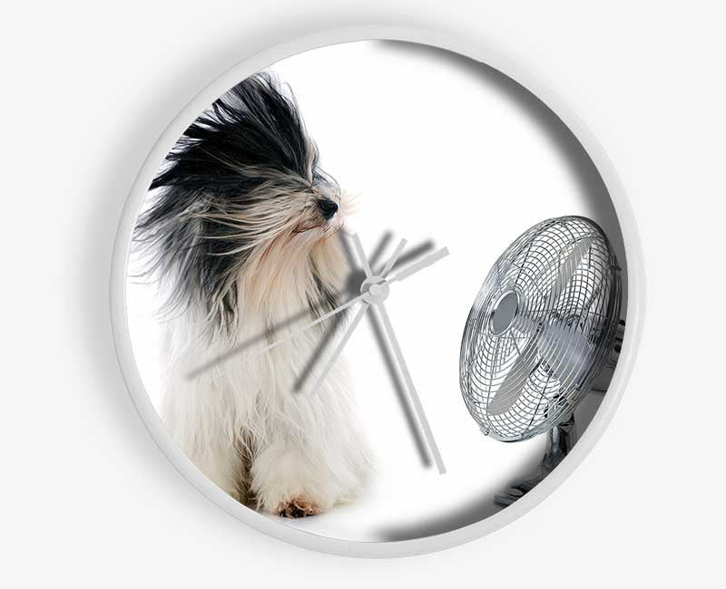 Old English Sheepdog Cooling Off Clock - Wallart-Direct UK