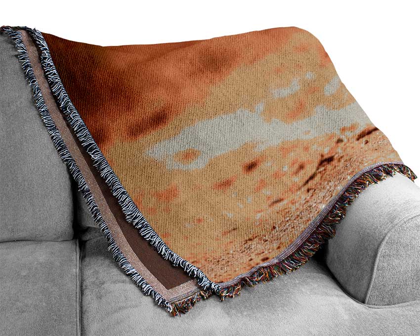 Leopard Walk Woven Blanket