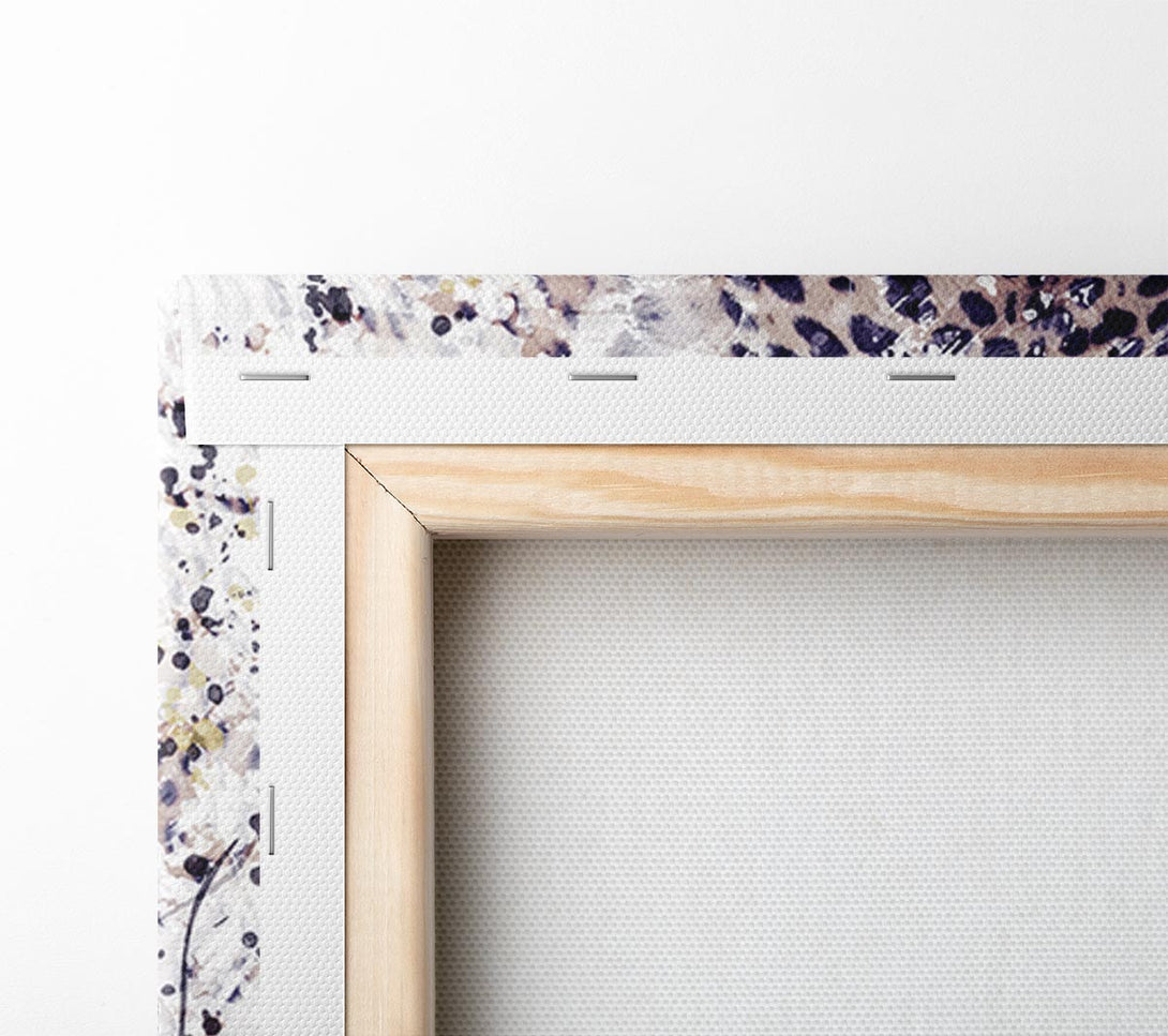  A Canvas Print of Leopard Splash Canvas Print